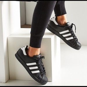 Black and White Superstar Adidas